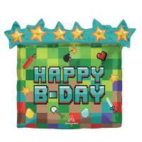 Supershape Pixel Party Happy Bday